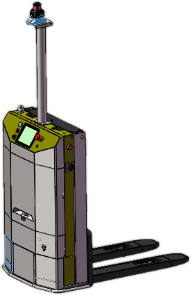 窄巷道堆高AGV